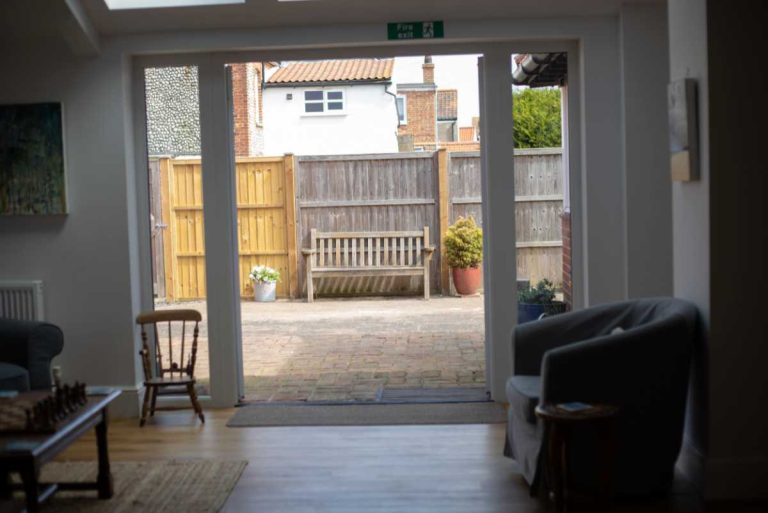 Patio area