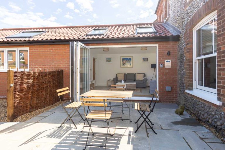 Open lounge onto patio